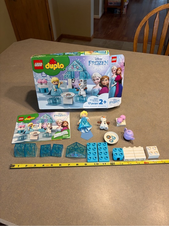 Lego Other - LEGO DUPLO: Elsa and Olaf's Tea Party (10920) Used With Creases In Box